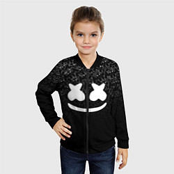 Бомбер детский Marshmello Black, цвет: 3D-черный — фото 2