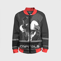 Бомбер детский Washington Capitals: Mono, цвет: 3D-красный