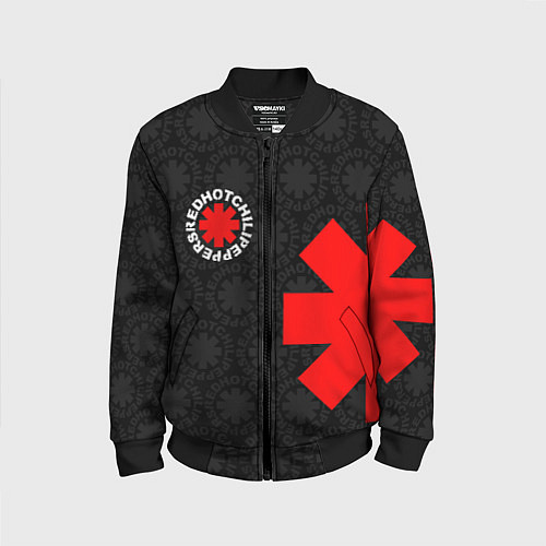 Детский бомбер RED HOT CHILI PEPPERS / 3D-Черный – фото 1