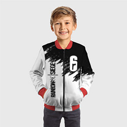 Бомбер детский RAINBOW SIX SIEGE, цвет: 3D-красный — фото 2