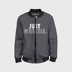 Бомбер детский Just wrestle, цвет: 3D-черный