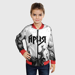 Бомбер детский АРИЯ, цвет: 3D-красный — фото 2