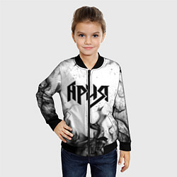 Бомбер детский АРИЯ, цвет: 3D-черный — фото 2