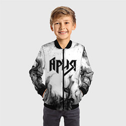 Бомбер детский АРИЯ, цвет: 3D-черный — фото 2