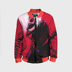 Бомбер детский Токийский Гуль, цвет: 3D-красный