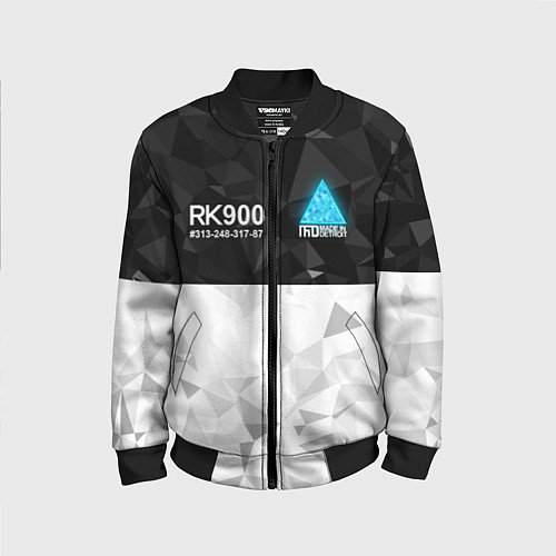 Детский бомбер RK900 CONNOR / 3D-Черный – фото 1