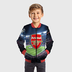 Бомбер детский FC Arsenal, цвет: 3D-красный — фото 2