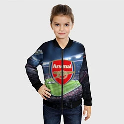 Бомбер детский FC Arsenal, цвет: 3D-черный — фото 2