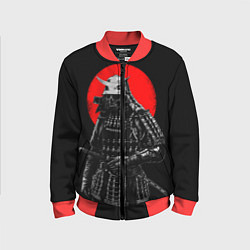 Бомбер детский Самурай, цвет: 3D-красный