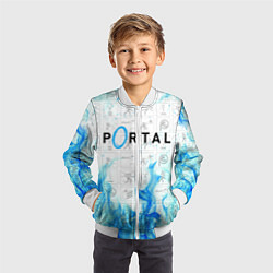 Бомбер детский PORTAL, цвет: 3D-белый — фото 2