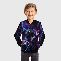 Бомбер детский FORTNITE, цвет: 3D-черный — фото 2