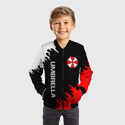 Бомбер детский UMBRELLA CORP, цвет: 3D-черный — фото 2