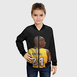 Бомбер детский Kobe Bryant, цвет: 3D-черный — фото 2