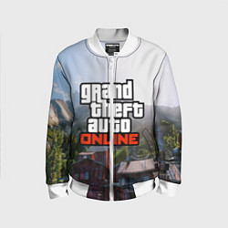 Бомбер детский GTA Online, цвет: 3D-белый