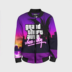 Бомбер детский GTA:VICE CITY, цвет: 3D-черный