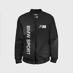 Бомбер детский BMW, цвет: 3D-черный