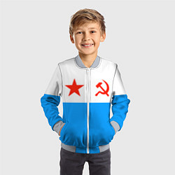 Бомбер детский ВМФ СССР, цвет: 3D-серый — фото 2