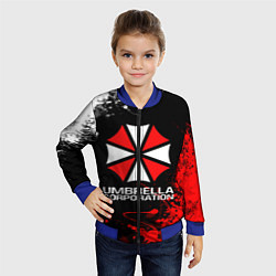 Бомбер детский UMBRELLA CORPORATION, цвет: 3D-синий — фото 2