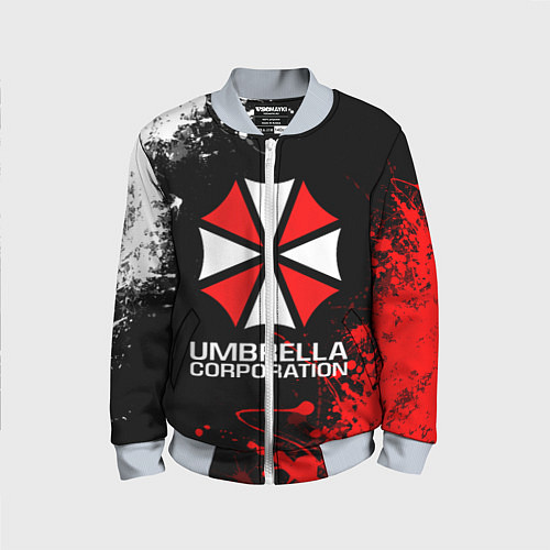 Детский бомбер UMBRELLA CORPORATION / 3D-Серый – фото 1