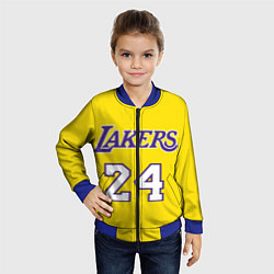 Бомбер детский Kobe Bryant 24, цвет: 3D-синий — фото 2