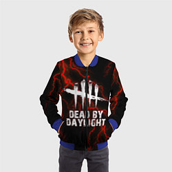 Бомбер детский Dead by Daylight, цвет: 3D-синий — фото 2
