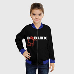 Бомбер детский Роблокс Roblox, цвет: 3D-синий — фото 2