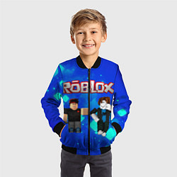 Бомбер детский ROBLOX, цвет: 3D-черный — фото 2