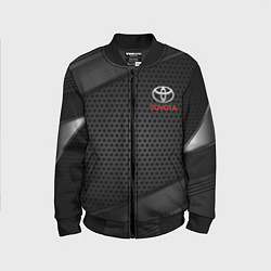 Бомбер детский TOYOTA, цвет: 3D-черный
