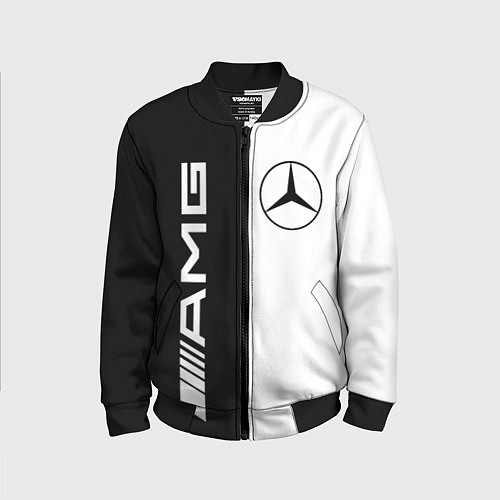 Детский бомбер MERCEDES AMG / 3D-Черный – фото 1