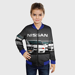 Бомбер детский NISSAN, цвет: 3D-синий — фото 2