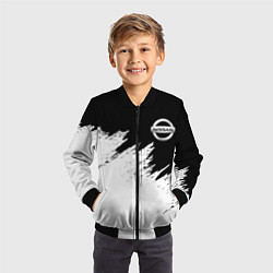 Бомбер детский NISSAN, цвет: 3D-черный — фото 2