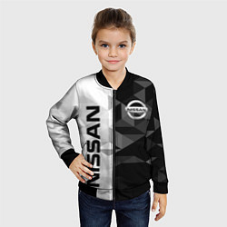 Бомбер детский NISSAN, цвет: 3D-черный — фото 2