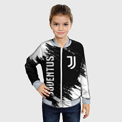 Бомбер детский JUVENTUS, цвет: 3D-серый — фото 2