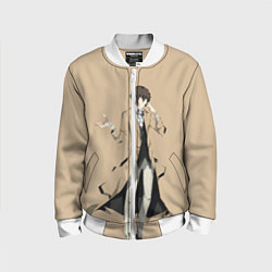 Бомбер детский Osamu Dazai, цвет: 3D-белый