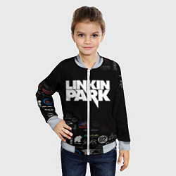 Бомбер детский LINKIN PARK, цвет: 3D-серый — фото 2