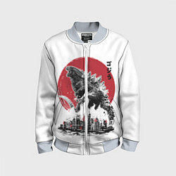 Бомбер детский GODZILLA, цвет: 3D-серый