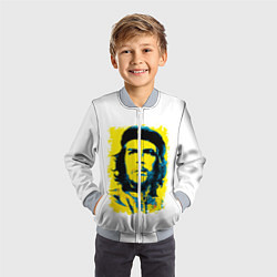 Бомбер детский Че Гевара, цвет: 3D-серый — фото 2