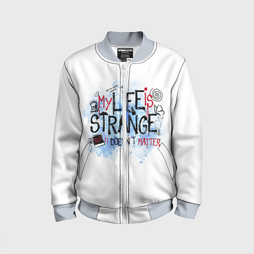 Детский бомбер LIFE IS STRANGE / 3D-Серый – фото 1