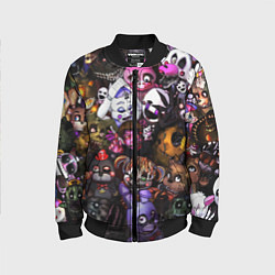 Бомбер детский Five Nights At Freddy's, цвет: 3D-черный