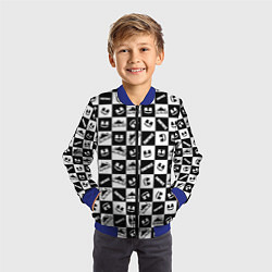 Бомбер детский Fortnite&Marshmello, цвет: 3D-синий — фото 2