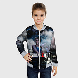 Бомбер детский RESIDENT EVIL 3, цвет: 3D-серый — фото 2