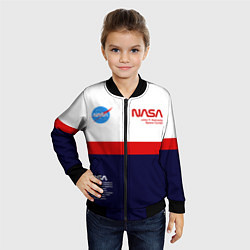 Бомбер детский NASA, цвет: 3D-черный — фото 2