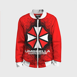 Бомбер детский Umbrella Corporation, цвет: 3D-белый