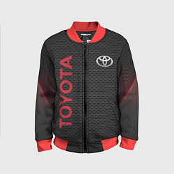 Бомбер детский TOYOTA, цвет: 3D-красный