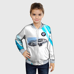 Бомбер детский BMW, цвет: 3D-серый — фото 2