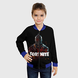 Бомбер детский Fortnite Black Knight, цвет: 3D-синий — фото 2