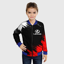 Бомбер детский LEXUS, цвет: 3D-синий — фото 2