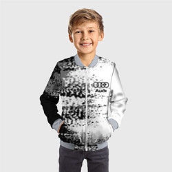 Бомбер детский AUDI, цвет: 3D-серый — фото 2