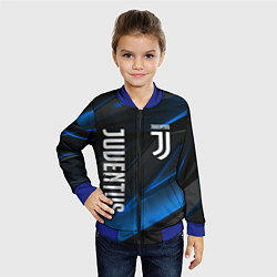 Бомбер детский JUVENTUS, цвет: 3D-синий — фото 2