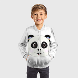 Бомбер детский Panda, цвет: 3D-белый — фото 2